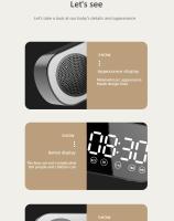 Altavoz Bluetooth inteligente Bluetooth Audio Regalo Reloj Despertador Espejo Reloj Pequeño Altavoz Z7 - details 6