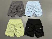 Shorts Deportivos De Cintura Alta Para Mujer Con Bolsillos Para Yoga Running Entrenamiento Danza Elevación De Caderas Ropa Deportiva - details 18