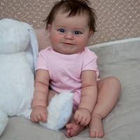 Muñeca Realista De 50cm 20 Pulgadas Bebé Reborn Con Cuerpo Completo De Silicona Suave Nueva Bebé Encantadora Juguete Para Vestir Cumpleaños Regalo Para Niñas - details 1