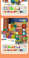 Bloques De Construcción Magnéticos Para Niños Juguetes Educativos Y Sensoriales Montessori Juegos De Construcción DIY Para Niños De 4 a 12 Años - details 13