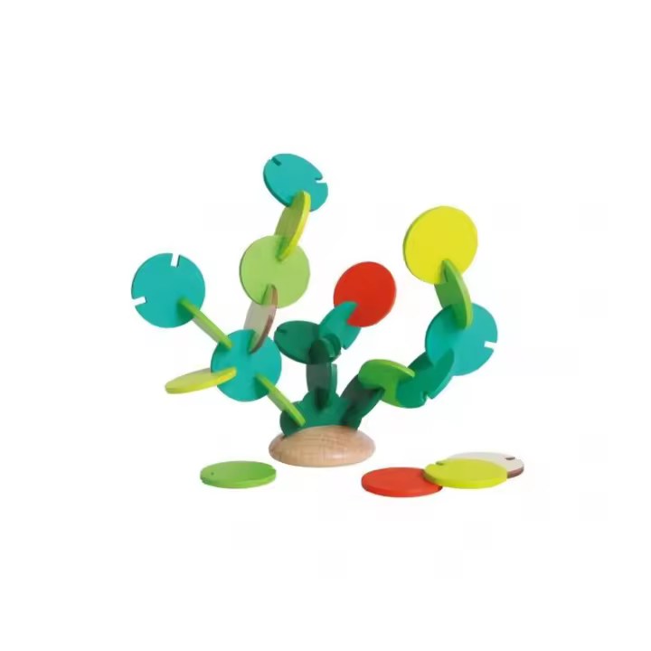 BP Juego de Equilibrio Cactus de Madera para Niños y Familia - 1
