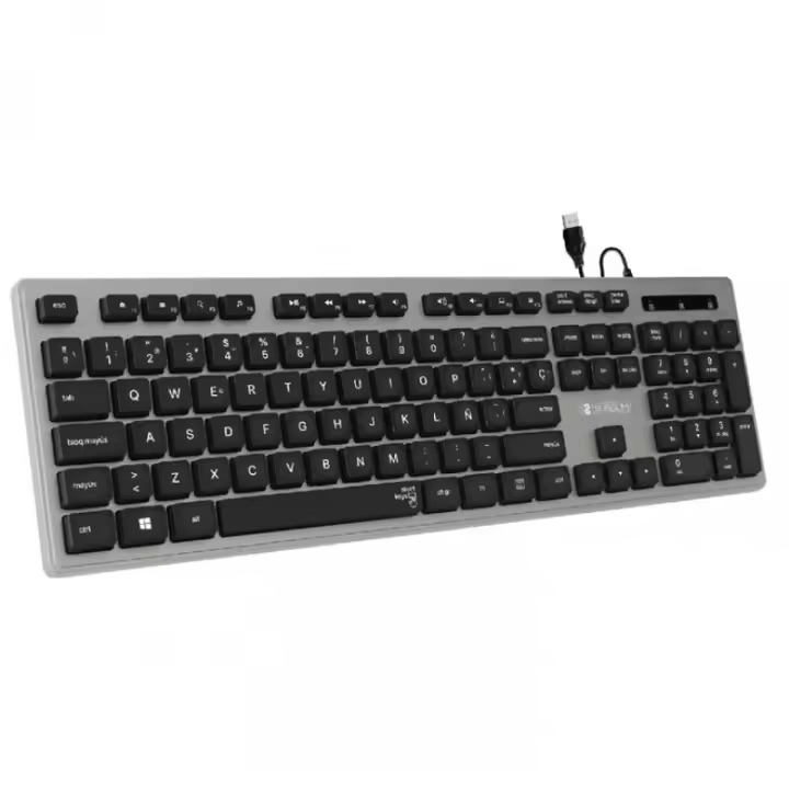 Subblim Ergo Silent Flat Teclado USB Negro/Gris - 1