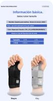 Guante De Apoyo Para Muñeca Con Doble Correa Ajustable Y Diseño Delgado Protección Contra Esfuerzos En Juntas De Dedos Y Tendón Sheath Para Adultos - details 7