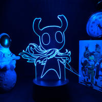 Lámpara Nocturna LED RGB Hollow Knight Juego 3D Luces Neón Para Decoración De Mesa De Habitación Juguete Regalo Para Amigos Y Niños - details 4