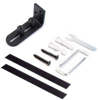 Guía de Puerta corrediza de Granero, Kit de Guía de rodillos de piso inferior de Maple carbon, accesorio de Hardware W - details 0