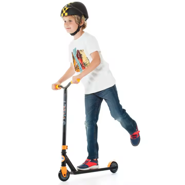 MOLTO Patinete para niños Deluxe Free Style Scooter - Naranja - 1