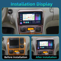 Podofo Radio de coche Android 2 Din para Mercedes-Benz S-class 1999 2000 2001-2007 Carplay 8+128GB AI Voice WIFI+4G DSP GPS Navegación Multimedia Reproductor de Video - details 1