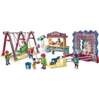 Feria Playmobil (71452) con payaso puesto de snacks, barco columpio y juego de puntería My Life - details 4