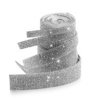 Cinta De Rhinestone Adhesiva De 1 Yarda Para Decoración De Ropa Eventos Coches Teléfonos Artesanías Material De Poliéster - details 12