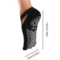 Calcetines De Yoga Para Mujer Antideslizantes De Silicona Transpirables Para Ballet Pilates Fitness Danza Y Ejercicio - details 12