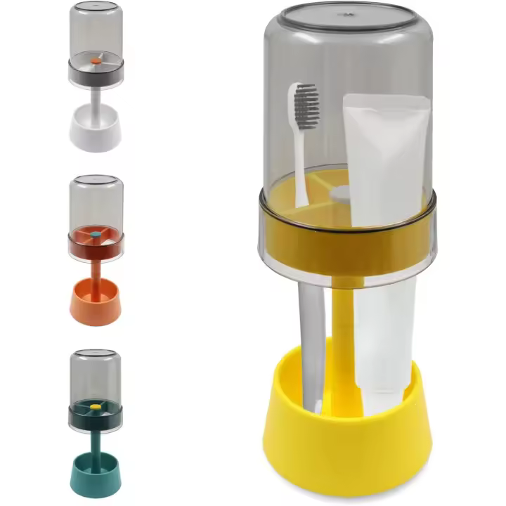 Organizador de almacenamiento dental, para pasta de dientes (Blanco) - 1