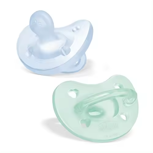 Chicco Chupete Physio Forma Soft Azul Silicona 2-6M (2 Uds) - 1