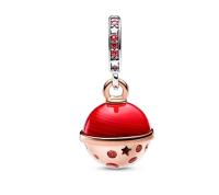 PANDORA Moments 782433 C01-Colgando de Plata de Lei con Chapado en Rose Gold, compatible con Plumas Moments y ME, Mehrfarbig, Plata de Lei, Cristal artificial., viene con El original embalaje de Caja de Giunte. - details 0