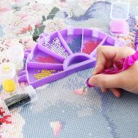 Limpieza De Pincel Con Gran Capacidad Para Perforación De Diamantes Herramientas De Paleta Cruzada Platos De Bricolaje Y Plástico Para Bordado Moderno - details 11