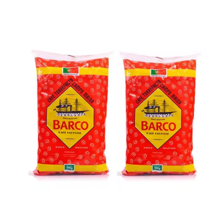 Barco Torrefacto - Pack 2 Unidades - Café en Grano con Azúcar Caramelizado - Gran Tueste, Sabor Pronunciado y Aromático - 500 g - Ideal para los Amantes del Café - 1