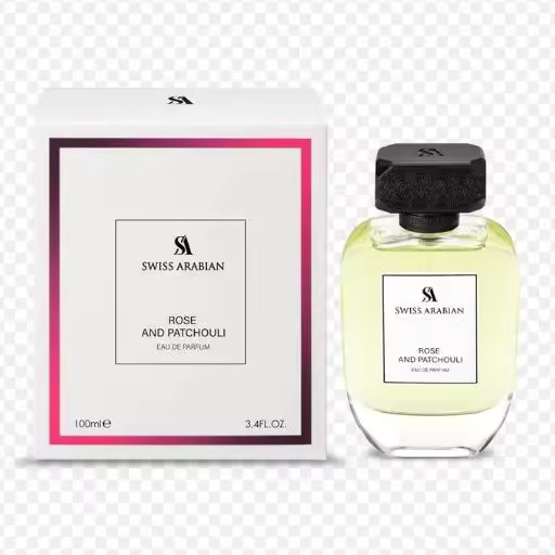 Perfume Árabe 100% Original Swiss Arabian Rose and Patchouli EDP: La Unión Perfecta de Elegancia Floral y Sofisticación Oriental - 1