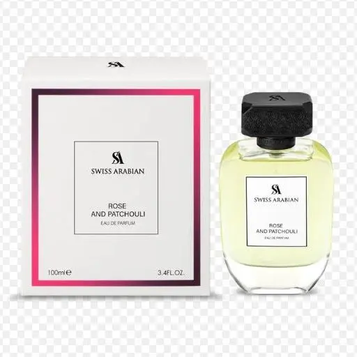Perfume Árabe 100% Original Swiss Arabian Rose and Patchouli EDP: La Unión Perfecta de Elegancia Floral y Sofisticación Oriental - 1