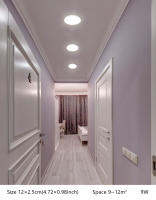 Luz De Techo LED Ultradelgada 0.9 Pulgadas 6W 9W 13W 18W 24W Para Sala De Estar Y Dormitorio Rango De Voltaje 85-265V Luz De Iluminación Moderna Para Cocina Comedor Estudio Baño - details 6
