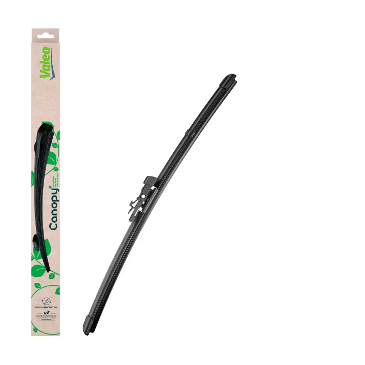 Valeo Canopy - CAN35 - Escobilla Limpiaparabrisas Plana Hecha Con Materiales Naturales Y Reciclados De Longitud: 450mm (Paquete x1) - Limpiaparabrisas Frontal - 1