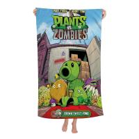 Toalla De Playa Para Niños Plant-Vs -Zombie Dibujos Animados Verano Absorbente Microfibra Grande Para Baño Piscina Viajes - details 4