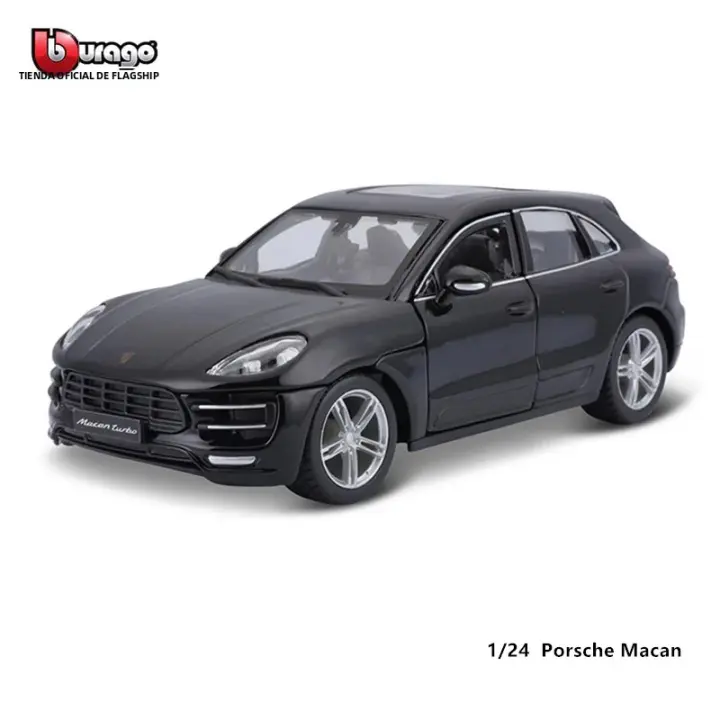 Modelo De Coche De Lujo Clásico Porsche Macan De Bburago 1:24 En Aleación De Metal Juguete De Colección Regalo SUV Todoterreno Sin Batería Para Niños Y Adultos - 1