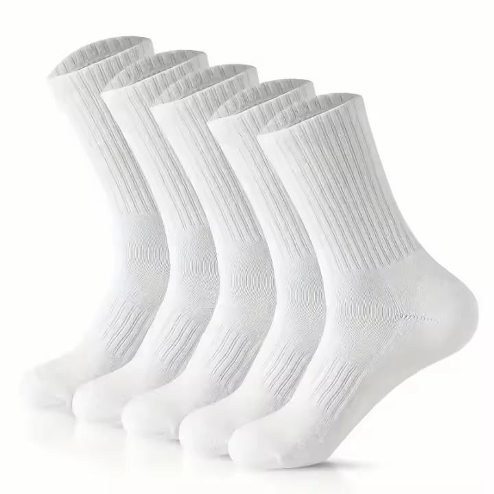 Calcetines Redondos Neutrales De Verano Absorbentes De Sudor Transpirables Suaves Y Cómodos Para Parejas Deporte 5/10/20 Pares - 1