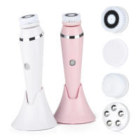 Cepillo de Limpieza Facial Eléctrico para Cuidado de la Piel Vibración para Eliminar Maquillaje Silicona para Lavado de Poros y Espinillas - details 2