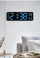 Reloj De Alarma Digital LED Con Mostrador De Temperatura Humedad Y Día Semanal Ajustable Brillo Para Hogar Y Habitación - details 11