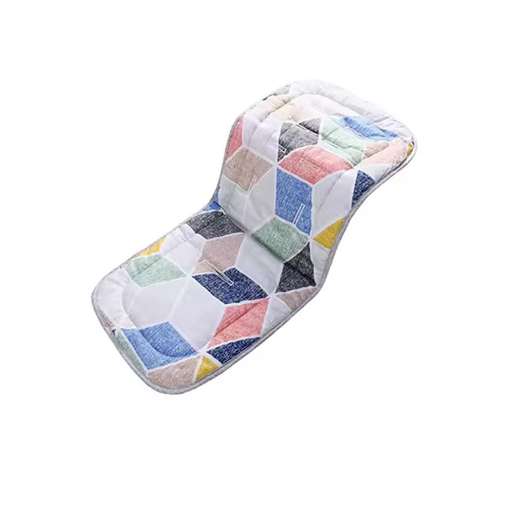 Colchoneta Silla Paseo Universal, Algodón Funda Carrto Bebe Universal, Funda Carro Bebe Universal de Doble Cara, Colchoneta Carro Bebe Universal, Colchoneta Silla Bebe para Bebés 77x34cm - 1