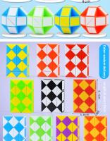 Regla Mágica Mini Serpiente 24 Puzzle Cubo Plegable Juguete Educativo Para Niños Desafío Cerebral Regalo De Fiesta - details 11