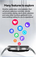 Reloj Inteligente LAXASFIT 2025 Bluetooth Monitor De Sueño Música Compatible Con Android E iOS Regalo Para Hombre Y Mujer - details 6