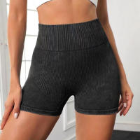 Shorts De Yoga Sin Costuras Cintura Alta Para Mujer Leggings De Levantamiento De Glúteos Para Gimnasio Correr Fitness Ropa Deportiva - details 8