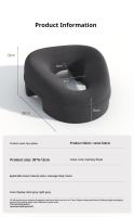 Almohada De Espuma De Memoria Transpirable Soporte Ergonómico Para Descanso Y Masaje Corporal Ideal Para Belleza Y Salón - details 11