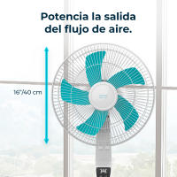 Ventilador- Cecotec EnergySilence 620 Flow Control – Pie 16", 50W, Temporizador y Mando a Distancia - details 3