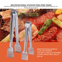 Pinzas De Alimentos De Acero Inoxidable Para Cocina Herramienta De Barbacoa Para Carne Y Pan Clip De Pastelería Para Postres Y Barbacoa - details 1