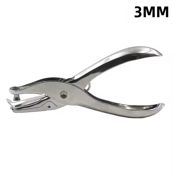 Pulverizador De Agujeros Portátil 3/6mm Para Papel Y Manualidades Metálico Fácil De Usar Suministros De Oficina Y Encuadernación - 1