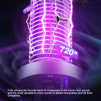 Lámpara Repelente De Mosquitos Eléctrica Recargable Por USB Baja Radiación Silenciosa Trampa Insectos Para Exteriores - details 8
