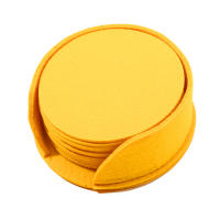 10pcs Coasters Redondos De Terciopelo Para Mesa De Comedor Protector Antigolpes Resistente Al Calor Para Taza De Café Y Té Tapete Para Vaso De Cocina Accesorios - details 9