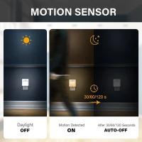 Lámpara Nocturna LED Con Sensor De Movimiento Luz Sin Cable Para Dormitorio Pasillo Iluminación Ajustable EU UK AU Enchufe - details 16