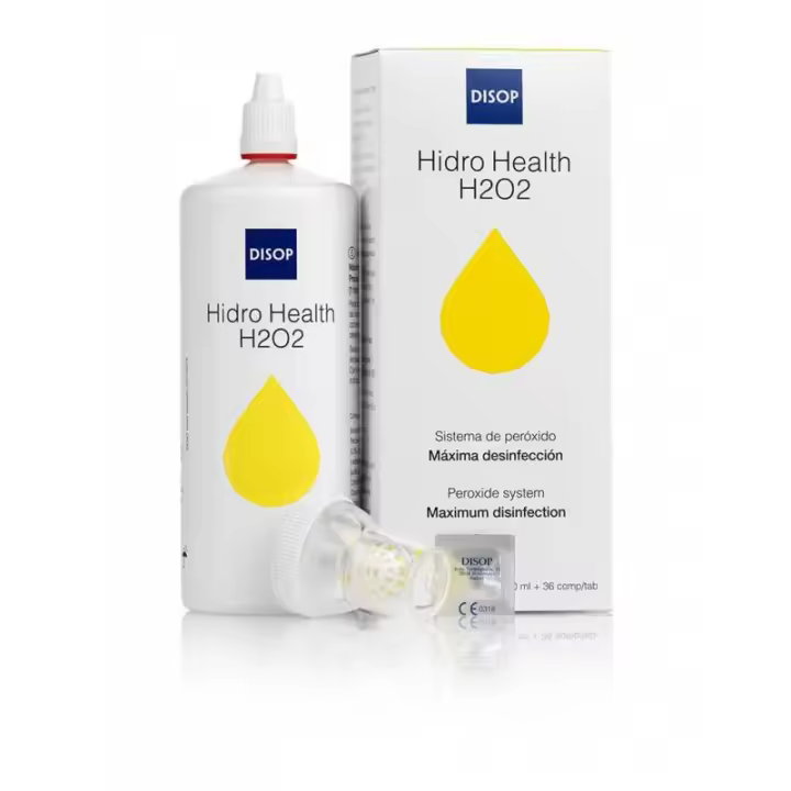 Hidro Health H2o2, 360ml + 36 Comprimidos de Disop - 1