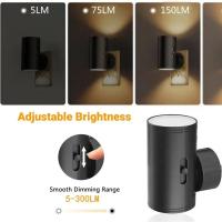 Luz Nocturna LED Ajustable Sensor De Atardecer a Medianoche Para Cocina Pasillo Dormitorio Escaleras Luz Nocturna Dimmerable - details 3