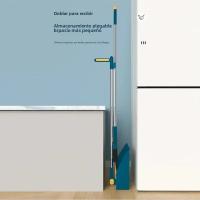 Juego De Escoba Y Escobilla Para El Hogar Con Cabeza De Limpieza Individual Y Plegable Incluye Papel De Aluminio Para Recoger Basura - details 19