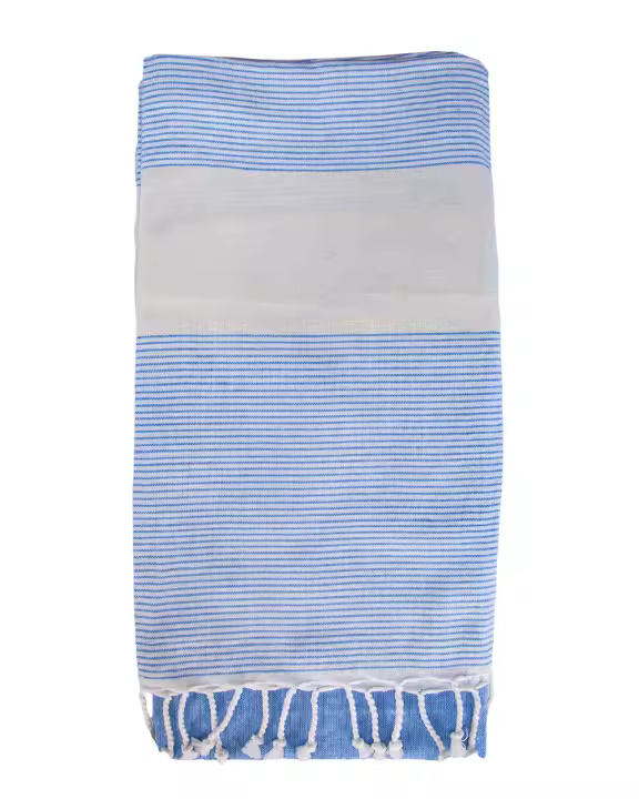 SUN & SURF Fouta de Playa Doble 100% Algodón 160x200 cm - Toalla Ligera y Versátil - 1
