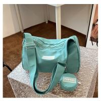 Bolso Bandolera De Gran Capacidad Estilo Coreano Otoño/Invierno Moda Casual Versátil Ligero De Oxford Para Mujer - details 29