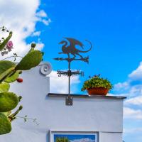 Vanea De Clima De Dragón Metálico Para Jardín Y Techo Decoración De Exterior Con Animal De Hierro Artículos Para El Hogar Y Jardín - details 1