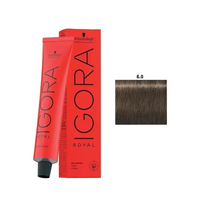 Tinte Igora Royal / Schwarzkopf - 6.0 Rubio Oscuro Natural - 1