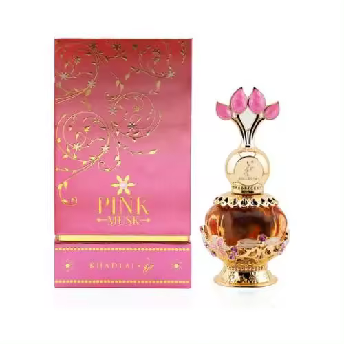 Khadlaj Pink Musk Aceite de Perfume Concentrado para Mujer 20ml - 1