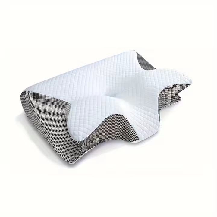 Almohada Ergonómica Para El Cuello Con Soporte Cervical Para Un Sueño Mejorado Diseño De Contorno Relajante Y Transpirable Ideal Para Descanso Nocturno - 1