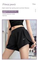 Shorts De Yoga Para Mujer Anteexpoure Deporte Respirables Slimming Fitness Gimnasio Entrenamiento Deporte Transpirables - details 0