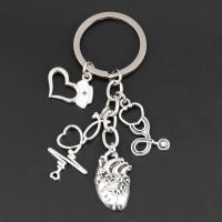 Llavero De Corazón Con Monitor Cardíaco Para Doctores Y Enfermeras Llavero De Estetoscopio Para DIY Joyería Hecho a Mano Regalo Para Profesionales Del Sistema Médico - details 0